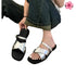 Criss Cross Strap Slid On Flat